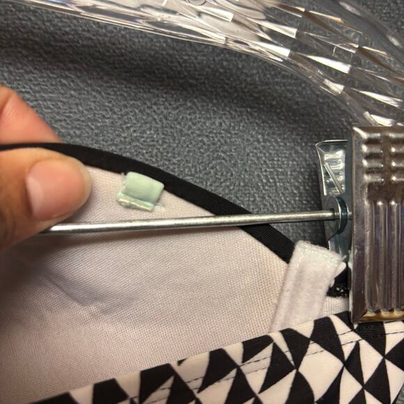 Xhilaration Bikini Top Womens Large Geometric Padded Push Up Double Strap Beachy - Picture 11 of 11